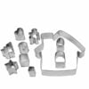 Gingerbread House Cookie Cutter Kit - 10 pieces from Dexam Make & Bake -81675