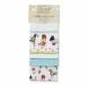 Cooksmart Best in Show Tea Towels, Multi-Colour, Pack of 3