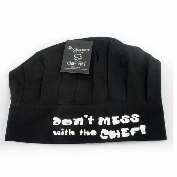 Cooksmart Don't Mess with The Chef Adults Hat-81752