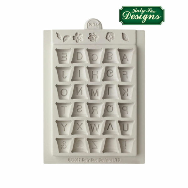 Alpha Pots Silicone Mould by Katy Sue-81841