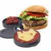 Dexam 2-Piece Stuffed Burger Press, Grey