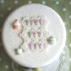 Bunting Alphabet Design Mat Katy Sue Designs Silicone Mould for Cake Decorating Sugarcraft