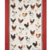 Ulster Weavers Madeleine Floyd Chicken and Egg Linen Tea Towel