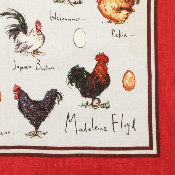 Tea Towel Chicken and Egg Linen by Madeleine Floyd from Ulster Weavers -81948