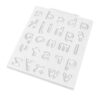 Domed Lower Case Alphabet Silicone Mould by Katy Sue-4145