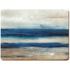 Pack Of 4 Large Premium Placemats Blue Abstract Creative Tops-0