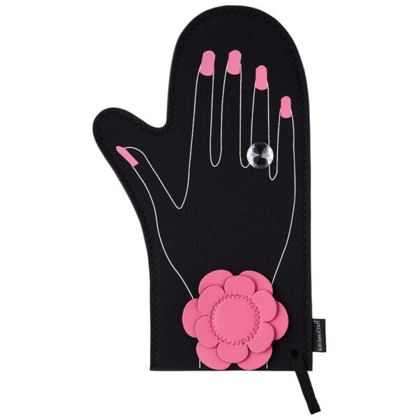 Novelty Oven Glove Flower Neoprene Mitt-0